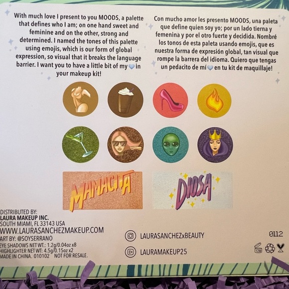 Laura Sanchez Moods Eyeshadow & Highlighter Palette - Picture 6 of 6